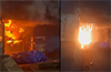 Uppinangady: Fire catches at a Shop in Prithvi Commercial Complex